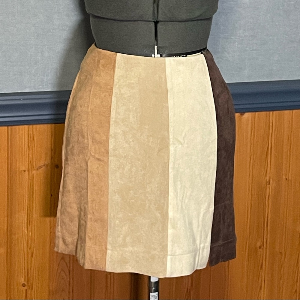 ILLA ILLA suede look mini skirt